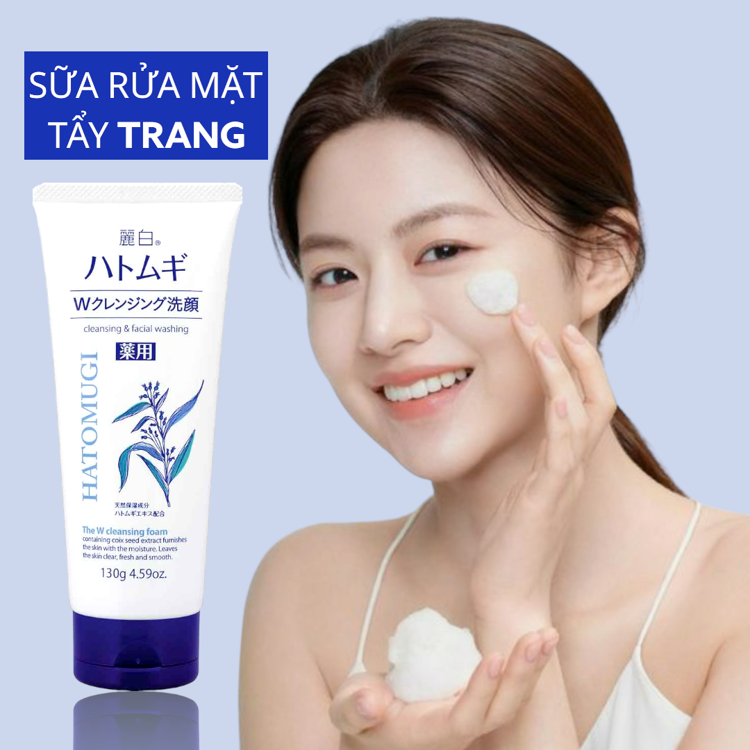 Sữa Rửa Mặt Tẩy Trang Và Dưỡng Trắng Da Reihaku Hatomugi - 27060