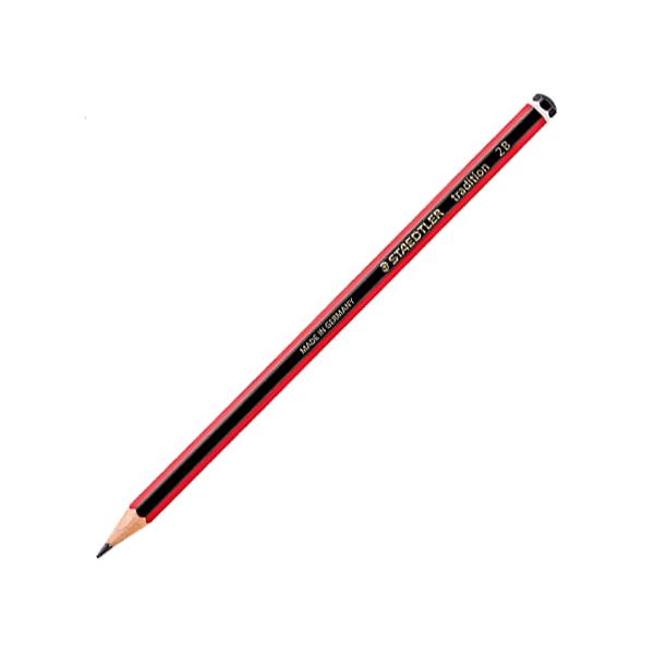 Bút Chì Gỗ 2B Staedtler Tradition 110-2B - Thân Sọc Đỏ Đen