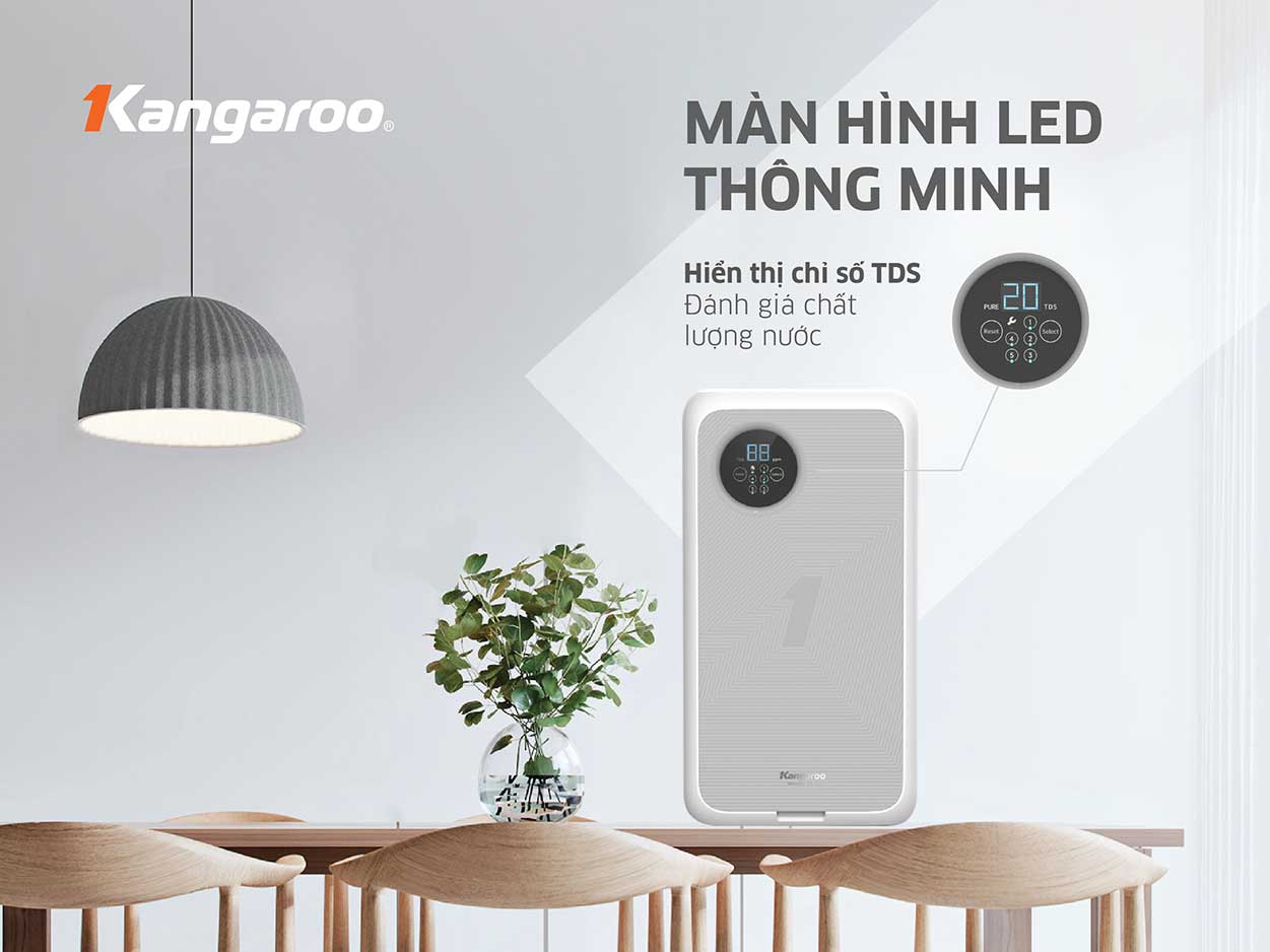 Máy lọc nước Kangaroo Hydrogen KG400HU - Hàng Chính Hãng