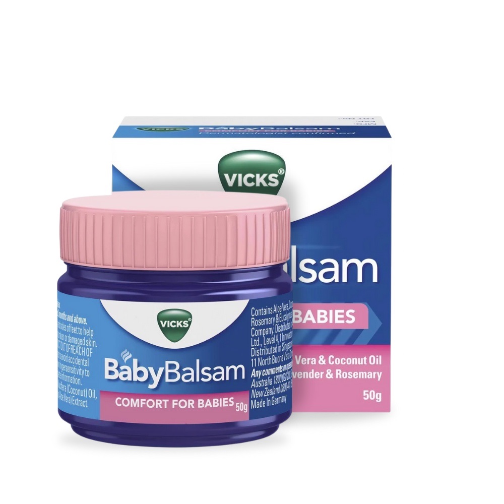 Dầu Bôi Ấm Ngực Vicks Baby Balsam Chống Cảm