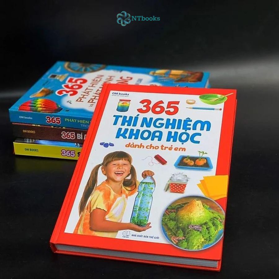 Combo 2 cuốn 365 Phát Hiện Và Phát Minh Ấn Tượng Trong Lịch Sử Nhân Loại + 365 Thí Nghiệm Khoa Học Dành Cho Trẻ Em