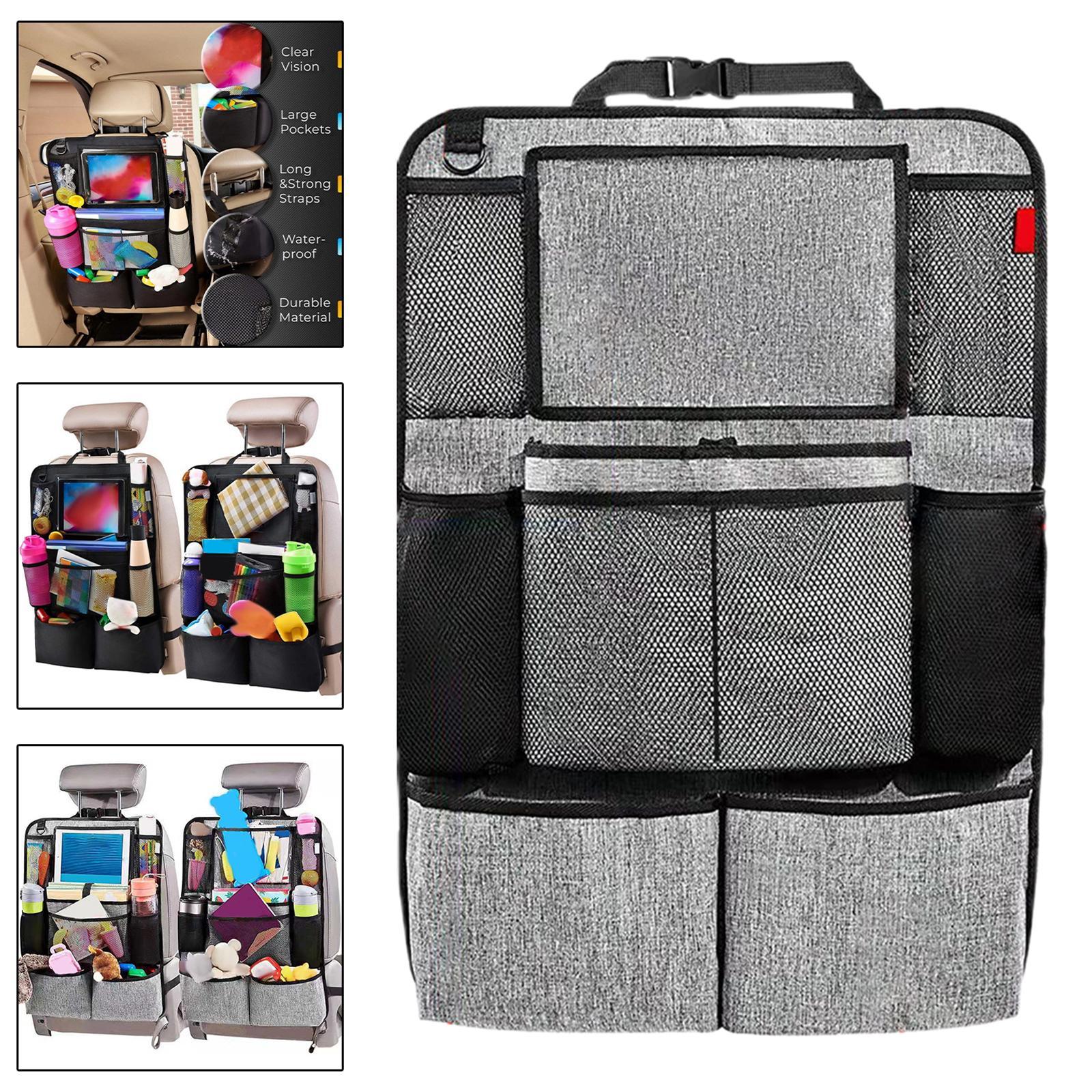 Car Backseat Organizer Bottle Back Seat Storage Bag for Snacks Books