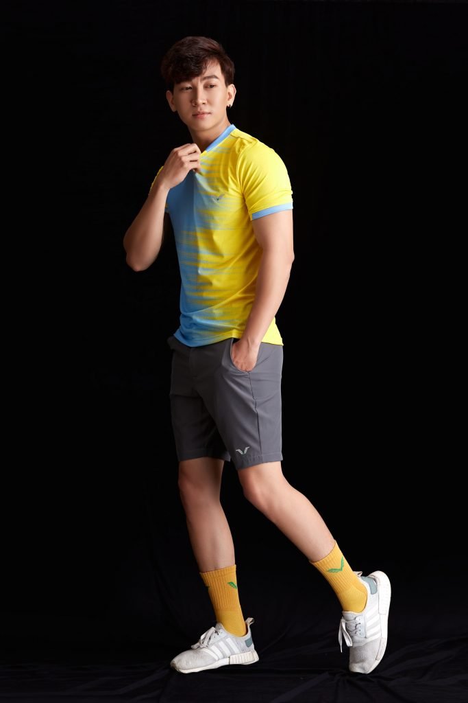Áo Thể Thao Nam Cầu Lông Thoáng Mát Êm Không Nhăn Vina Sport AVT06
