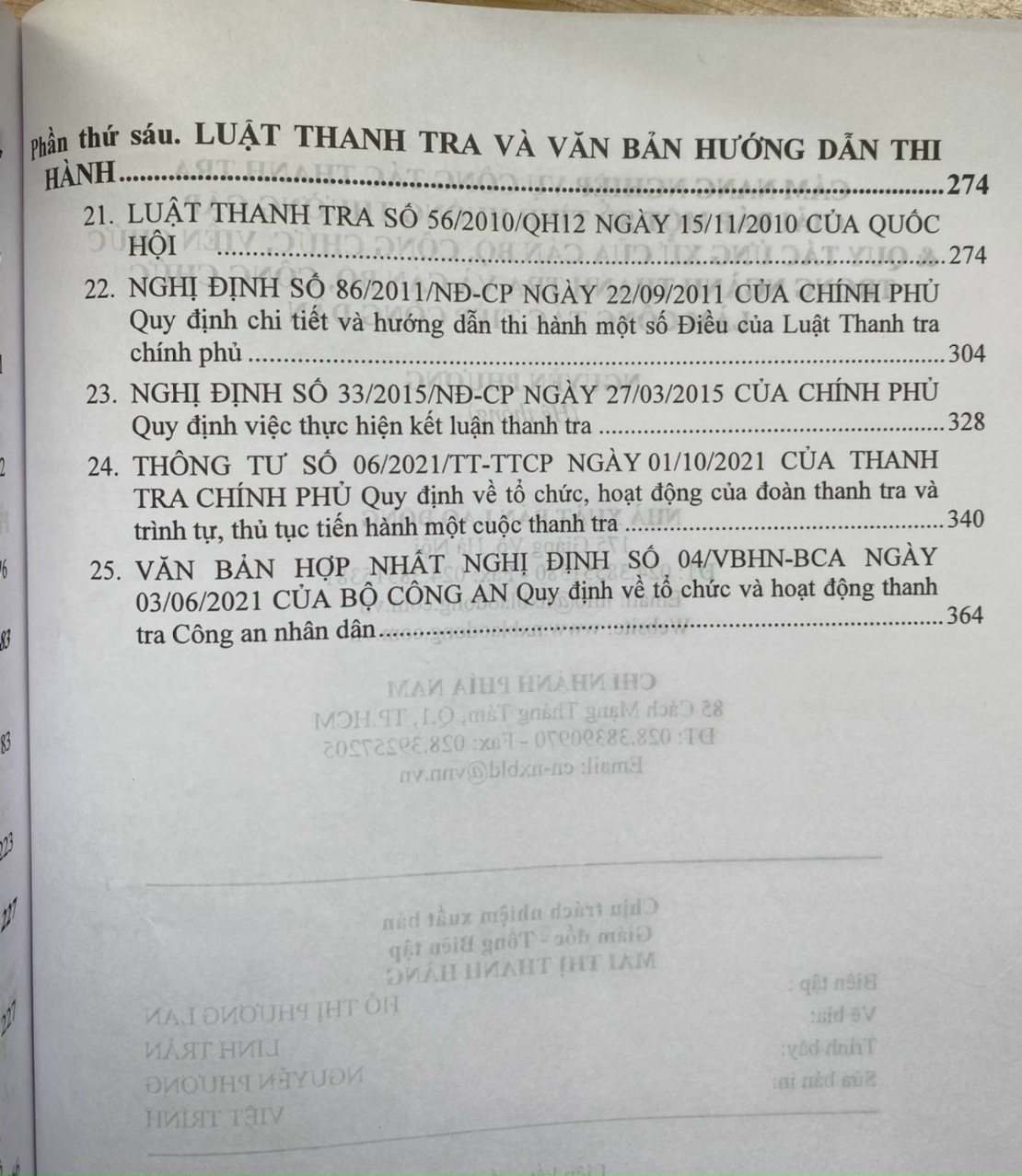 Cẩm Nang Nghiệp Vụ Công Tác Thanh Tra - Giải Đáp Một Số Tình Huống Thường Gặp và Quy Tắc Ứng Xử Của Cán Bộ, Công Chức, Viên Chức Trong Ngành Thanh Tra Và Cán Bộ, Công Chức Làm Công Tác Tiếp Công Dân