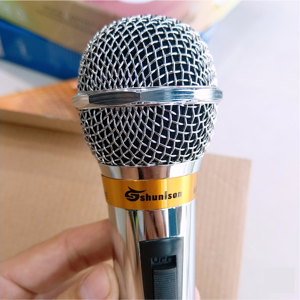 Micro Karaoke Có Dây Shunison SN688- Hàng Nhập Khẩu