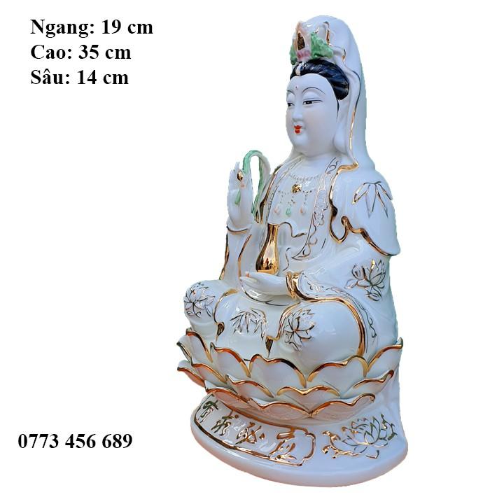 Phật Bà Quan Âm cao 35 cm