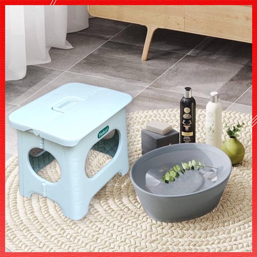 Ghế Đẩu Nhựa Gấp Gọn Chất Liệu Siêu Bền Trước Tác Động Của Môi Trường Kích Thước 21x17x18cm