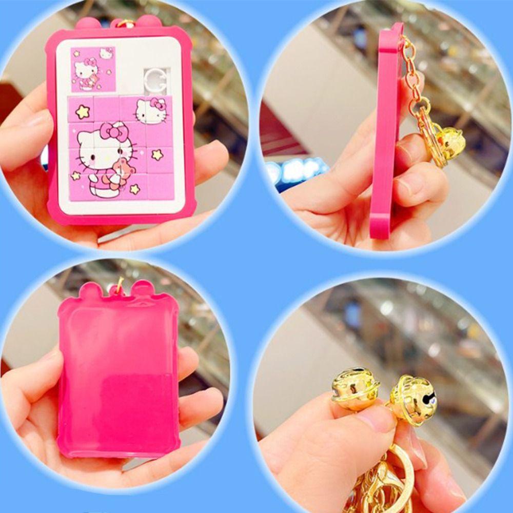 Móc Khóa Đồ Chơi Xếp Hình Có Chuông Siêu Dễ Thương