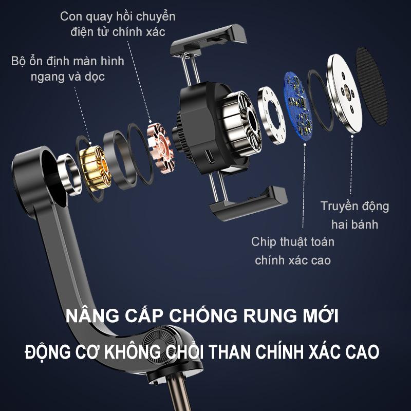 【BH 1 ĐỔI 1】Tay Cầm Chống Rung Điện Tử Bluetooth, Gimbal S1, Gậy Chụp Ảnh, Livetream, Chống Rung - NBS1