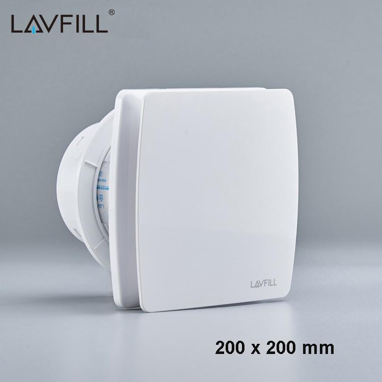 Quạt thông gió thiết kế phẳng gắn tường với kích thước bề mặt 150 x 150mm LAVFILL LFWW-09Q