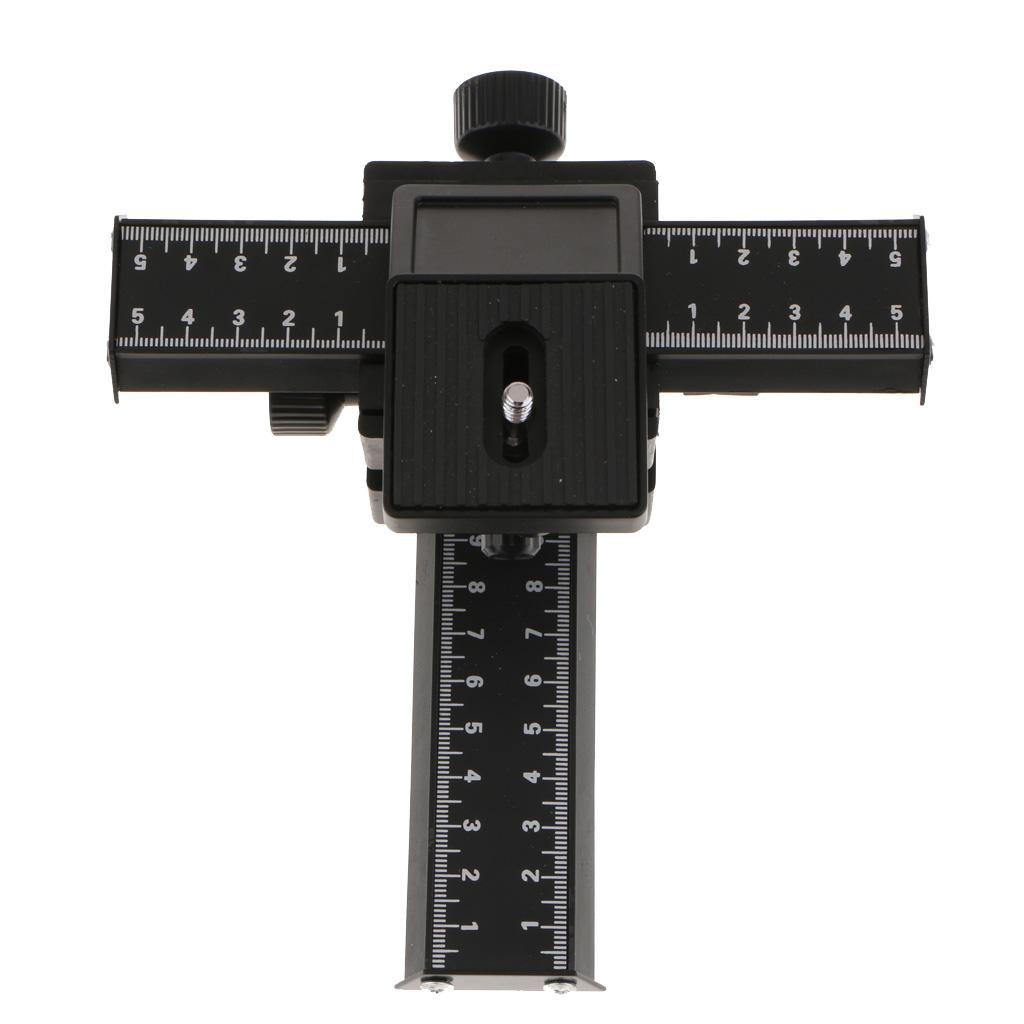 Standard 1/4 Screw 4-way   Focusing Focus Rail Slider for DSLR