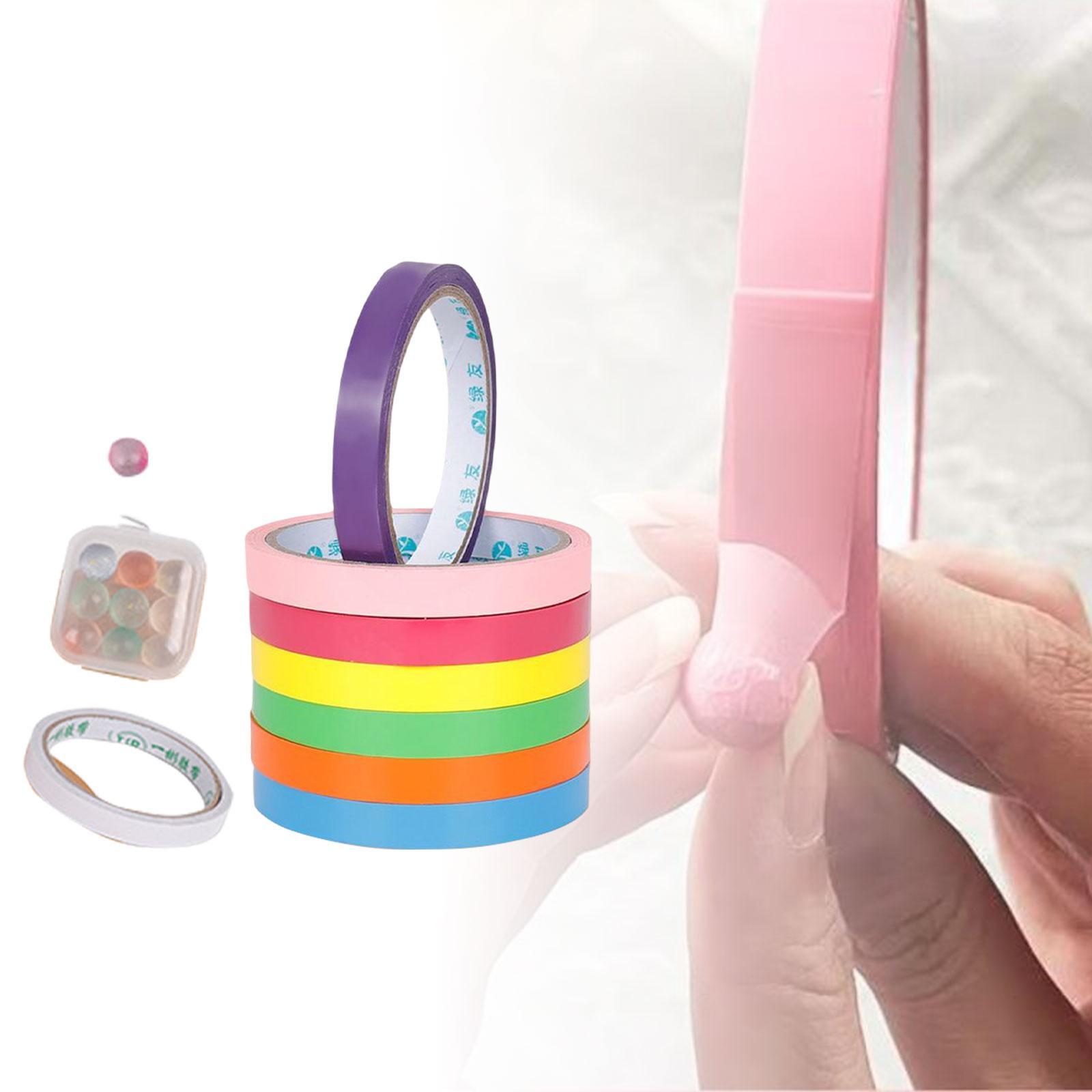 Sticky Ball Tapes Candy Color Tape Game Sticky Toys Rainbow for Party Adult