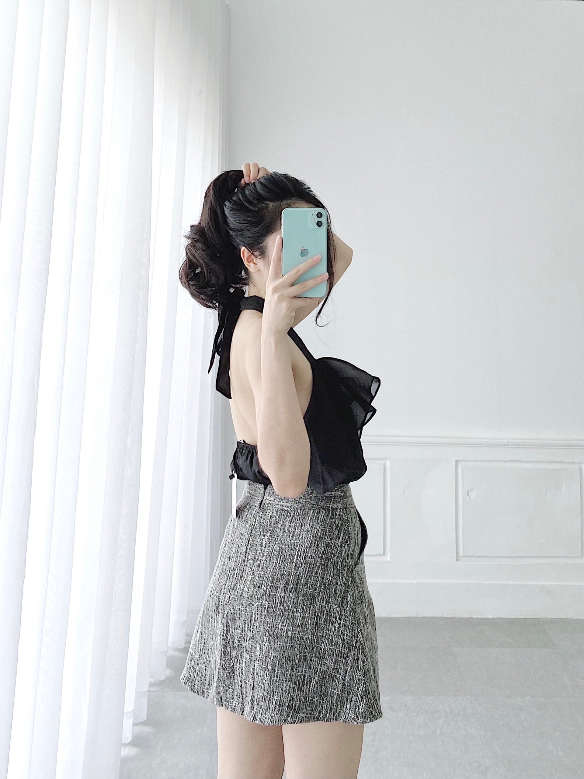 YU CHERRY | Áo nữ Tie Back Top YA369