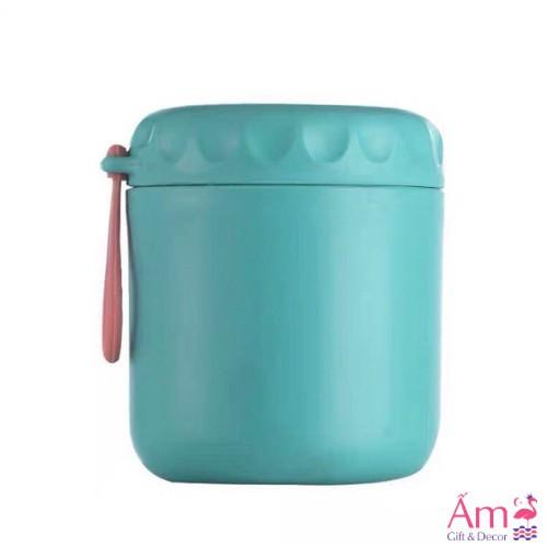 COMBO hộp cơm 3 tầng lúa mạch + hộp canh giữ 320ml nhiệt TẶNG túi giữ nhiệt trị giá 200k