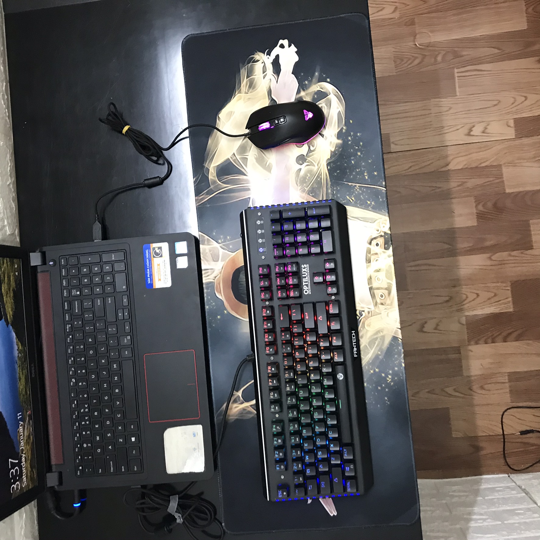 Miếng Lót Chuột, Bàn Di Chuột, mouse pad anime One Piece cỡ lớn
