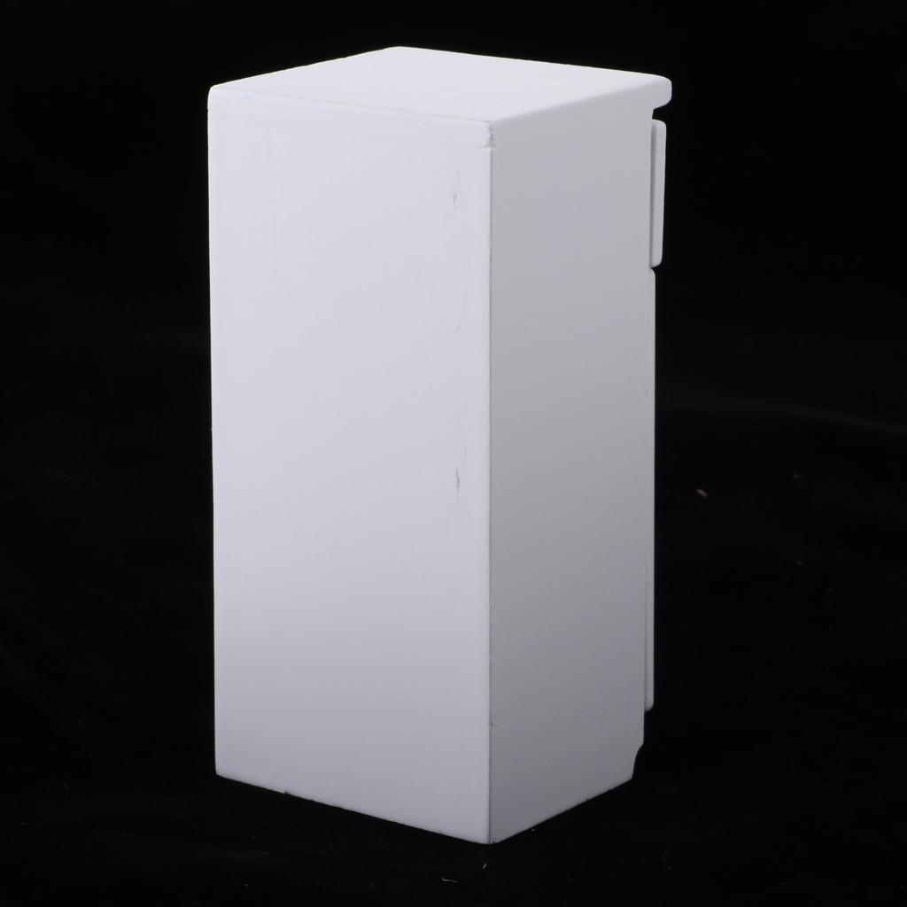 Phong Cách Châu Âu 1/12 Gỗ Tủ Lạnh Tủ Lạnh Nhà Búp Bê Đồ Phụ Kiện