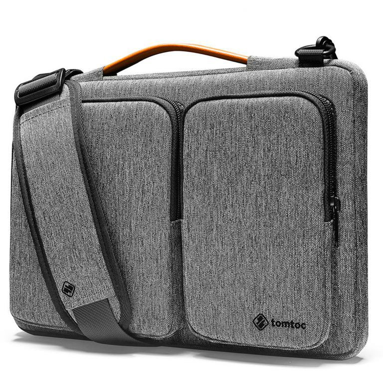 Túi Đeo TomToc (USA) 360* Shoulder Bags MacBook Pro 13'' New/ MacBook Air13'' 2019 Gray- A42-C02G chính hãng