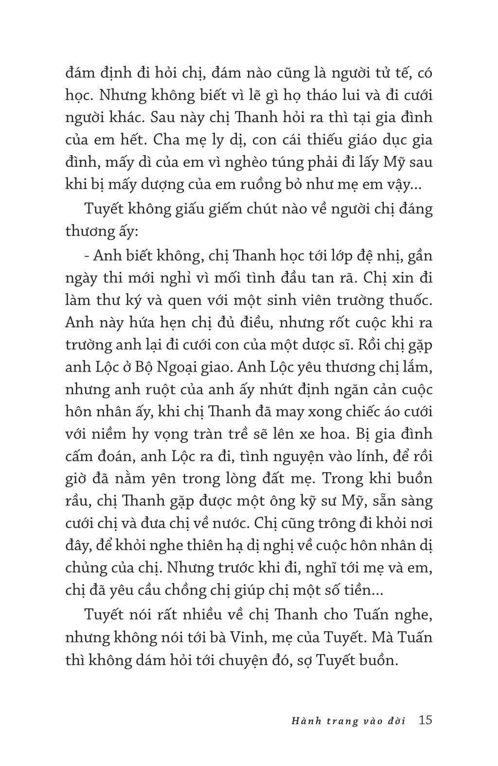 Hành Trang Vào Đời