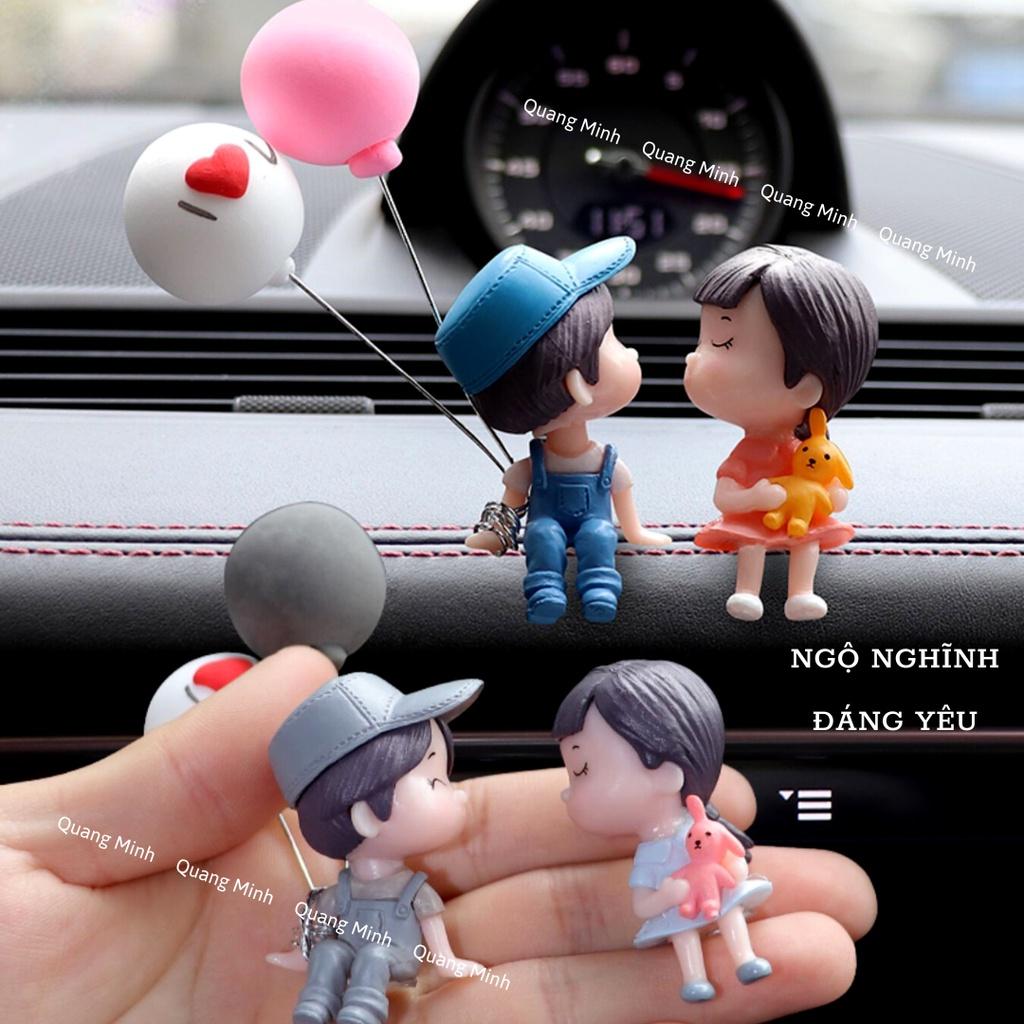 Xe Hơi Hình Búp Bê Đôi Tình Nhân Xinh Xắn Bàn Làm Việc
