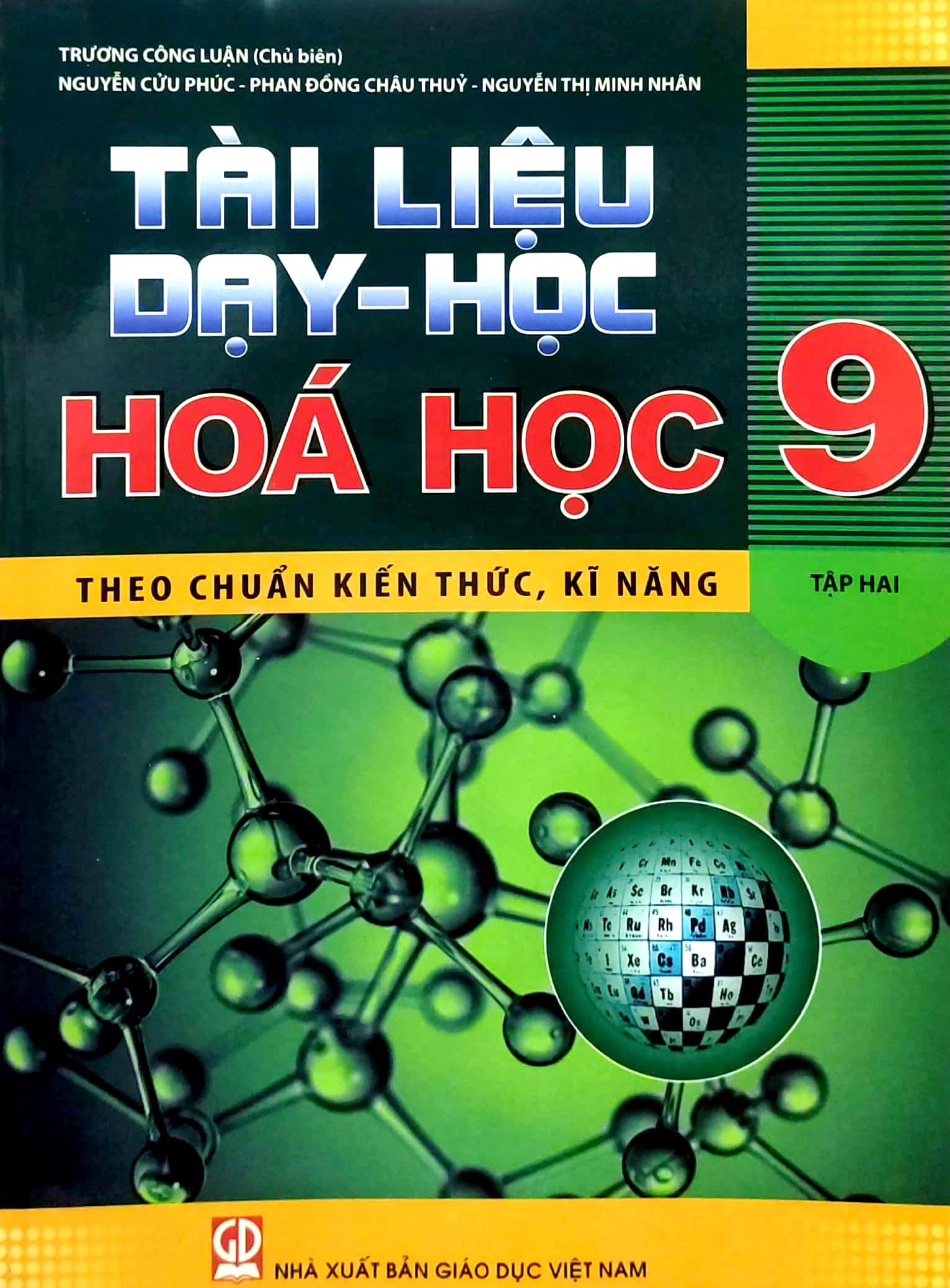 Tài Liệu Dạy - Học Hóa Học 9 - Tập 2 (2021)