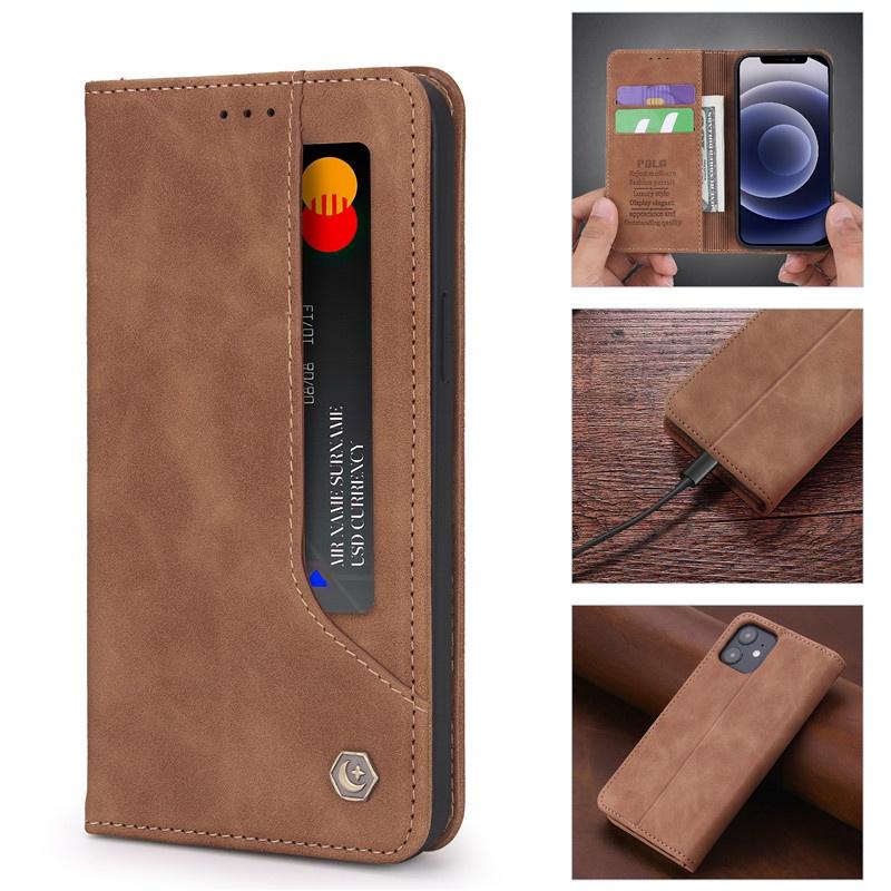 Samsung Phone Case A11 A21 A21S A31 A40 A41 A51 A60 A70 A71 Flip Magnetic Leather Case