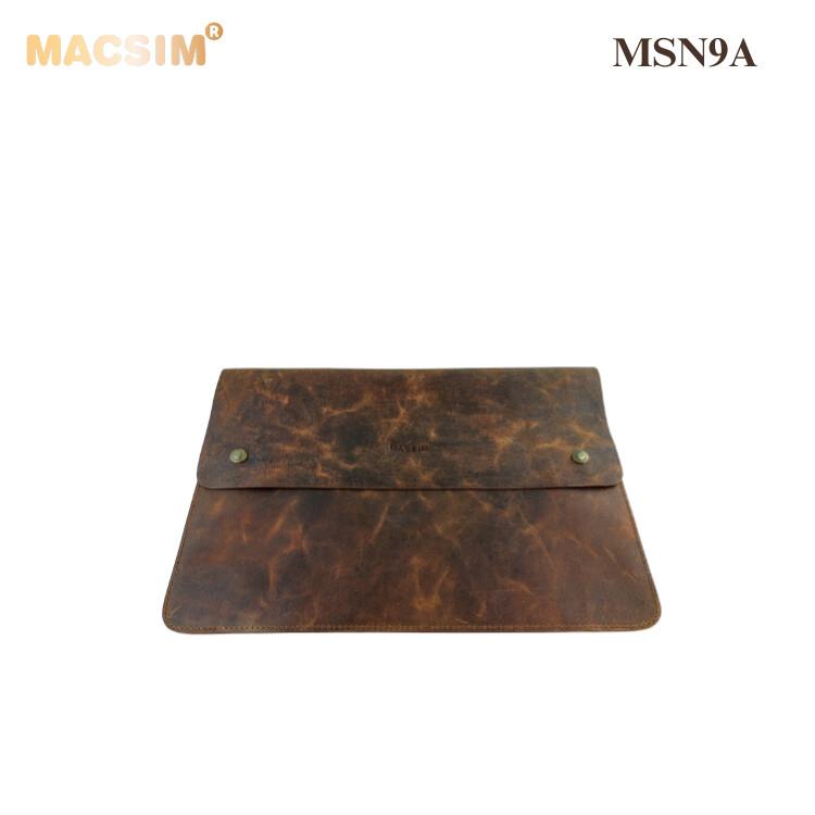 Túi laptop - Túi da cấp Macsim mã MSN9A