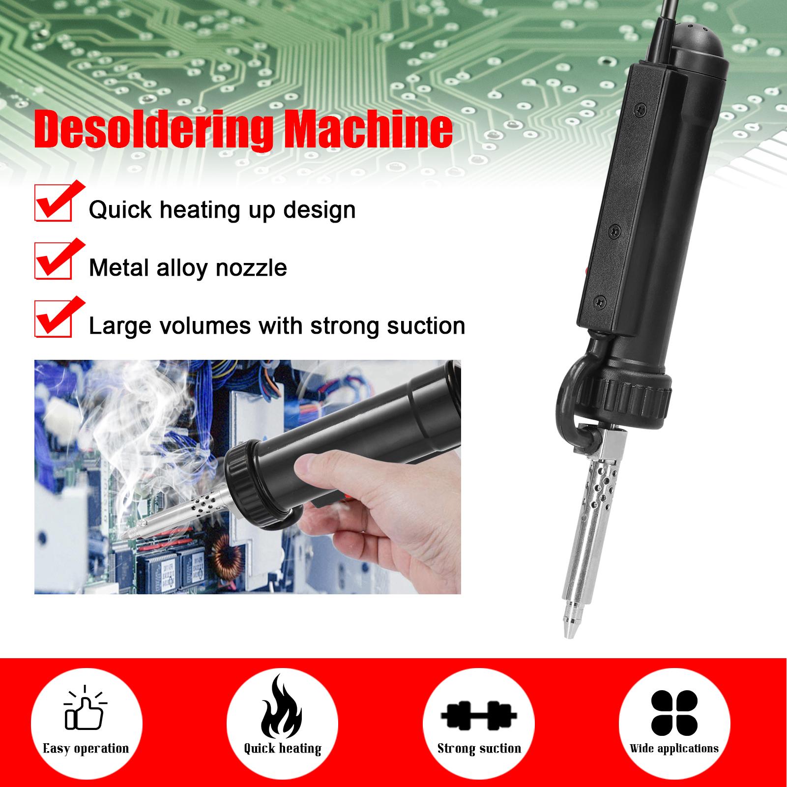 Automatic Portable Electric Solder Tin Sucker Vacuum Soldering Remove Pump Desoldering Machine