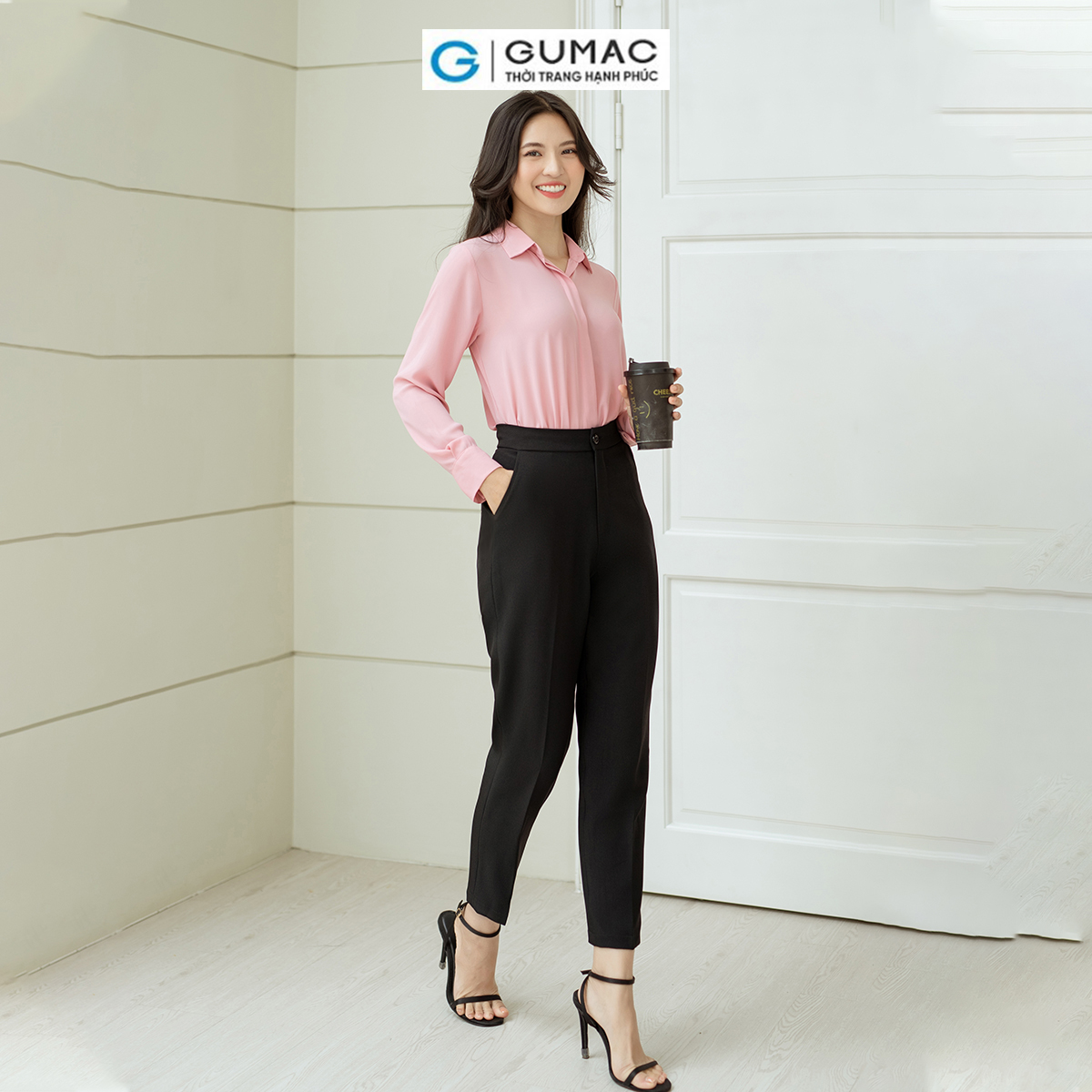 Quần tây nữ ống đứng GUMAC QD08055