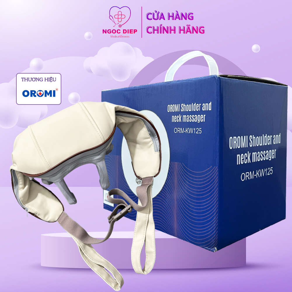 Máy Massage Cổ Vai Gáy OROMI ORM-KW125 - Mô Phỏng Massage Chuyên Nghiệp Như Đầu Ngón Tay