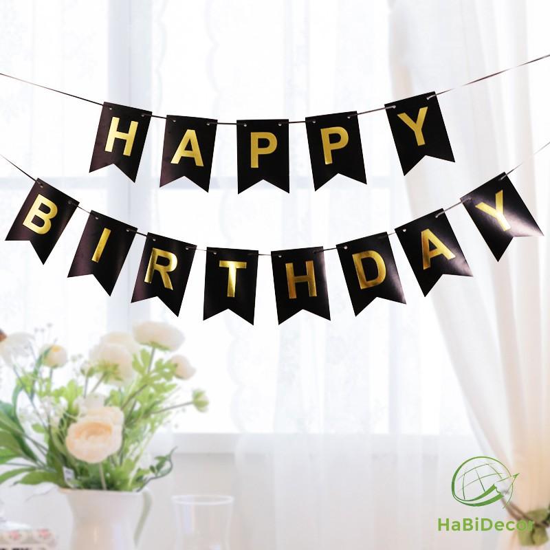 Dây Chữ Happy Birthday Trang Trí Sinh Nhật Cho Bé Trai, Bé Gái Tại Nhà Siêu Đẹp PK01