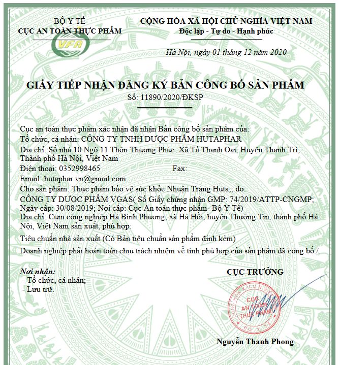 NHUẬN TRÀNG - bổ sung CHẤT XƠ HÒA TAN, chống táo bón - hộp 20 ống