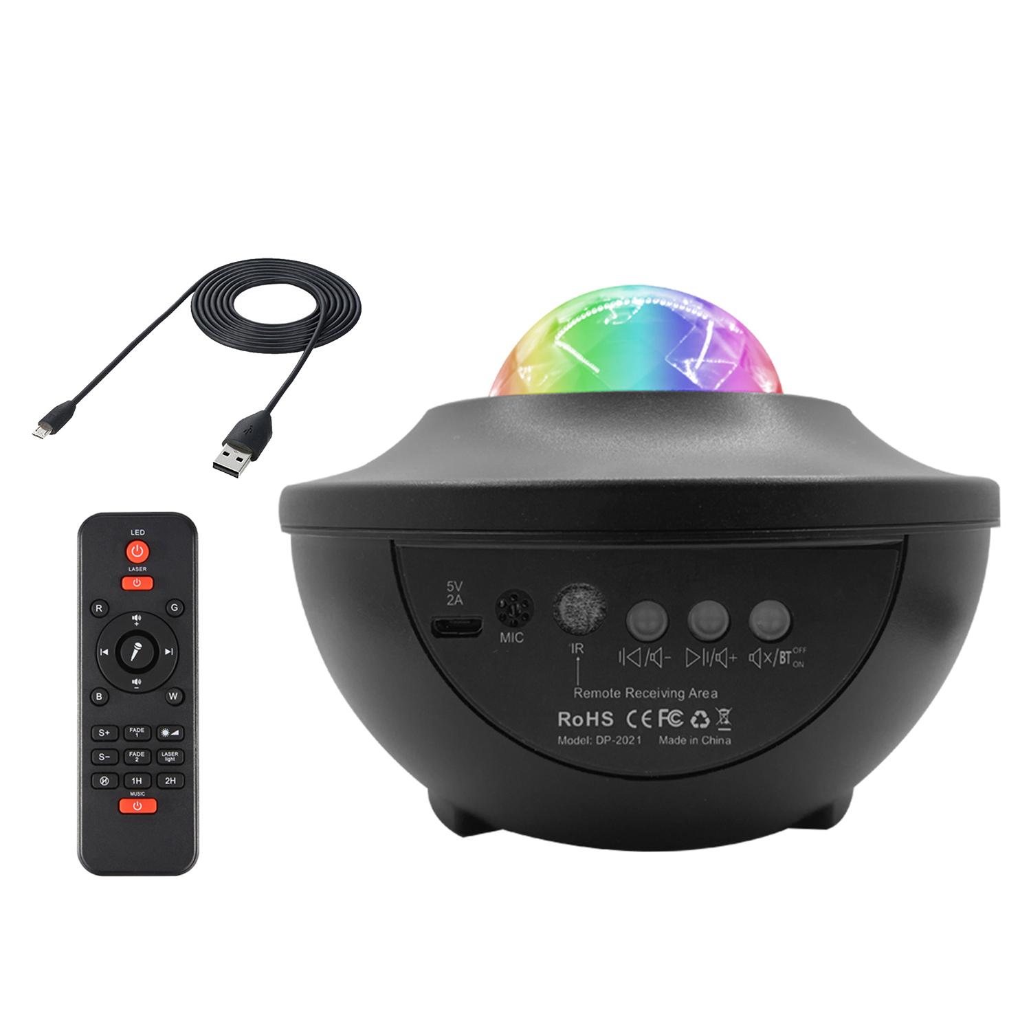 Đèn LED chiếu sáng ban đêm trang trí sân khấu, phòng tiệc, có loa bluetooth, điều khiển từ xa