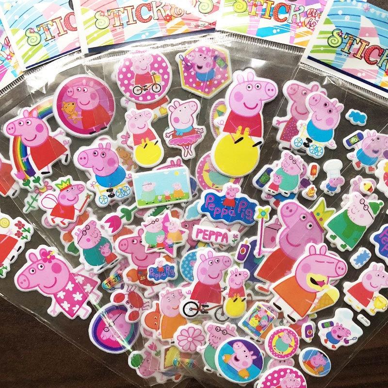 Đồ Chơi Tấm Hình Dán 3D Sticker Dễ Thương - 1 Tấm Chọn Mẫu