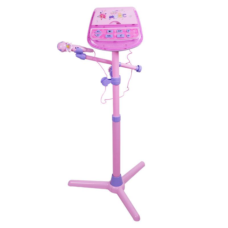 Đặc Biệt Bevenle Trẻ Em Tặng Micro Khuếch Đại Karaoke Đèn Hát Nhạc Micro Đồ Chơi Bài Hát Bàn