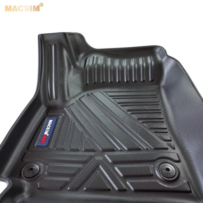 Thảm lót sàn xe ô tô Ford Teritory Nhãn hiệu Macsim chất liệu nhựa TPV cao cấp màu đen