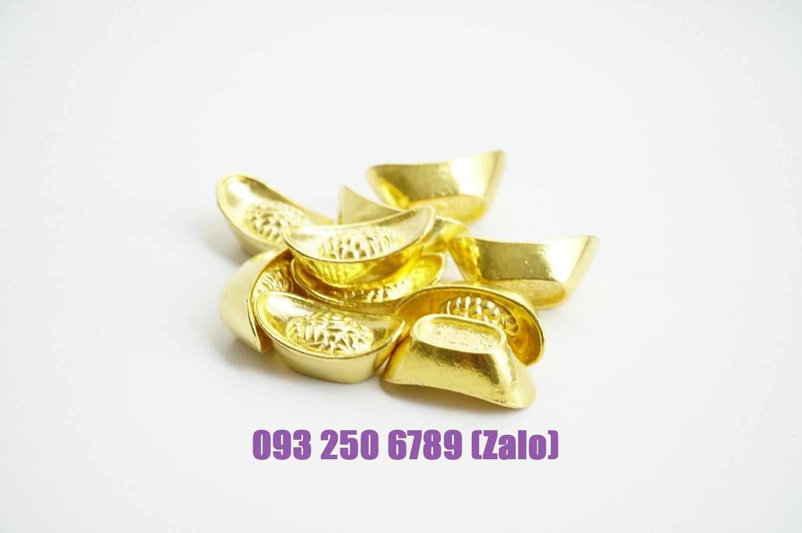 Thỏi Vàng Thần Tài nhiều cỡ bằng kim loại
