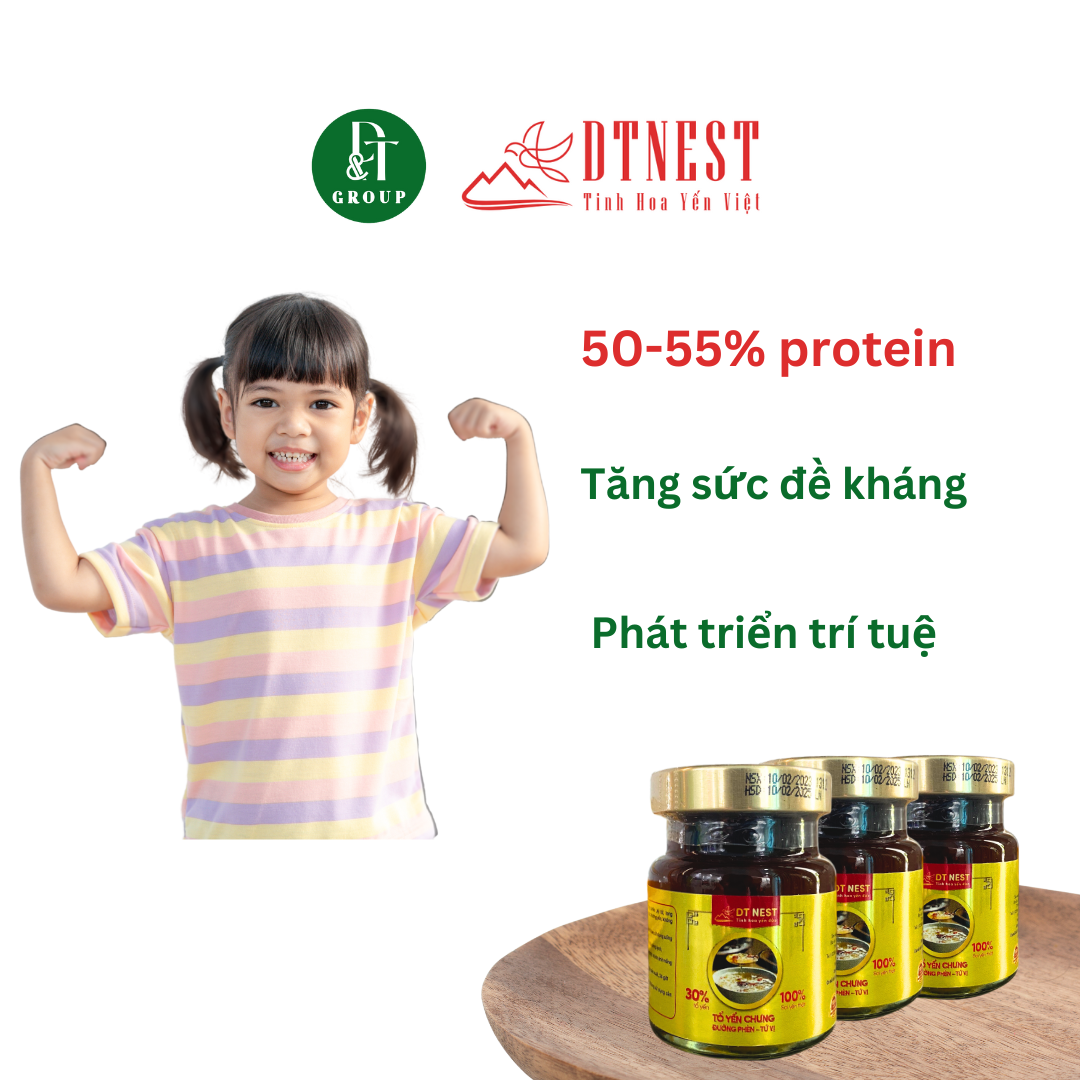 Đặc sản Khánh Hòa - Yến Chưng Đường Phèn Tứ Vị 70ml DT NEST/ DT FOOD