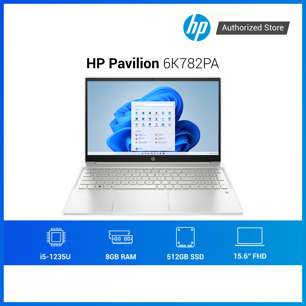 Laptop HP Pavilion 15-eg2036TX 6K782PA i5-1235U|8GB|512GB|MX550 2GB|15.6'' FHD - Hàng chính hãng