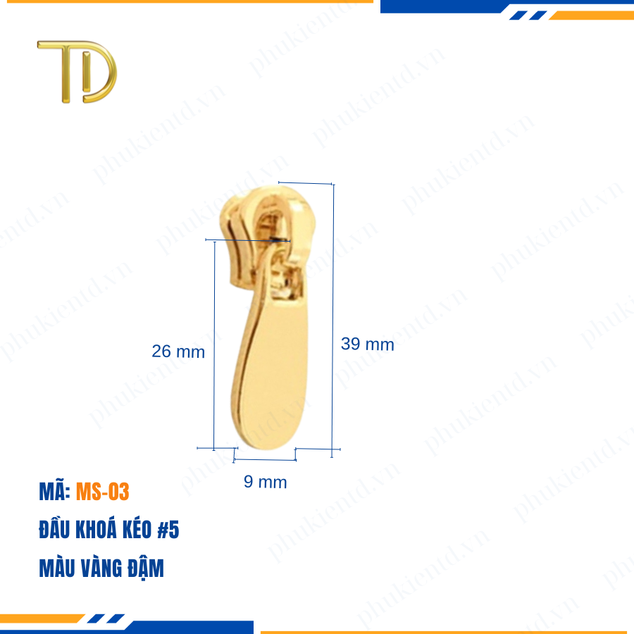Đầu khóa kéo túi xách, đầu khóa kéo thay thế, đầu khóa kéo balo răng 5, Mạ điện độ bền 5-8 năm