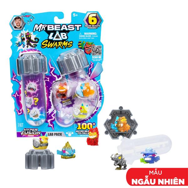 Đồ Chơi Phòng Thí Nghiệm Series 3 - 6 Sinh Vật - MrBeast Lab 24784 (Mẫu Sản Phẩm Giao Ngẫu Nhiên)