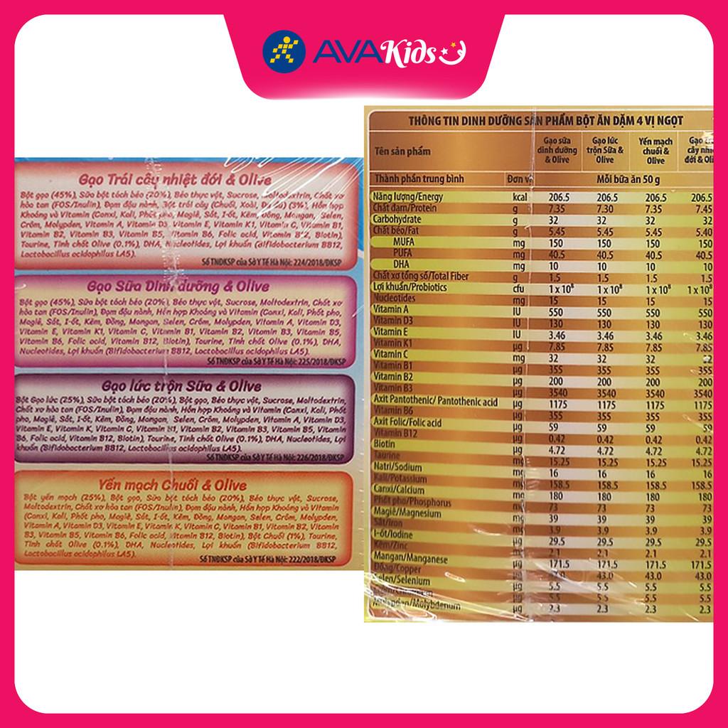 Bột ăn dặm MetaCare 4 vị ngọt hộp 200g (6 - 24 tháng) - Hàng Chính Hãng