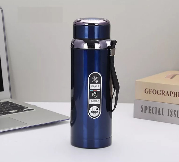 Bình giữ nhiệt inox 304 cao cấp 800ML giữ nóng lạnh tốt, có tấm lọc trà, giữ nhiệt lên đến 24h - giao màu ngẫu nhiên