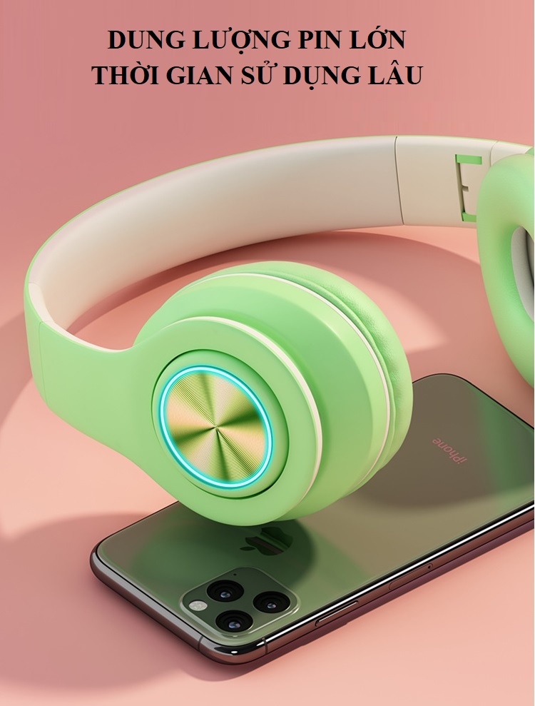 Tai nghe headphone không dây bluetooth Ibom