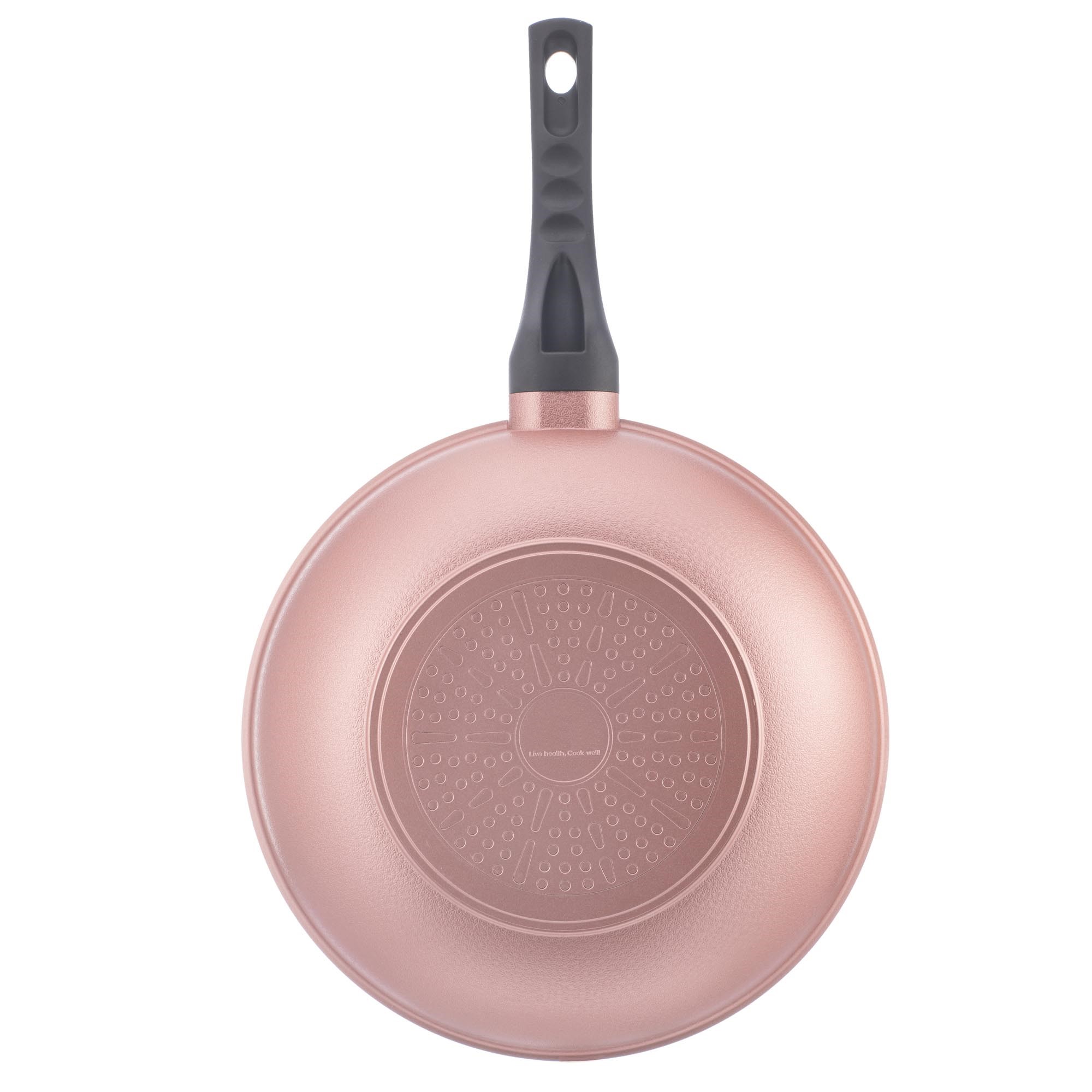 Chảo đúc vân đá chống dính bếp từ sâu lòng 26cm dúng cho mọi loại bếp - 26IH