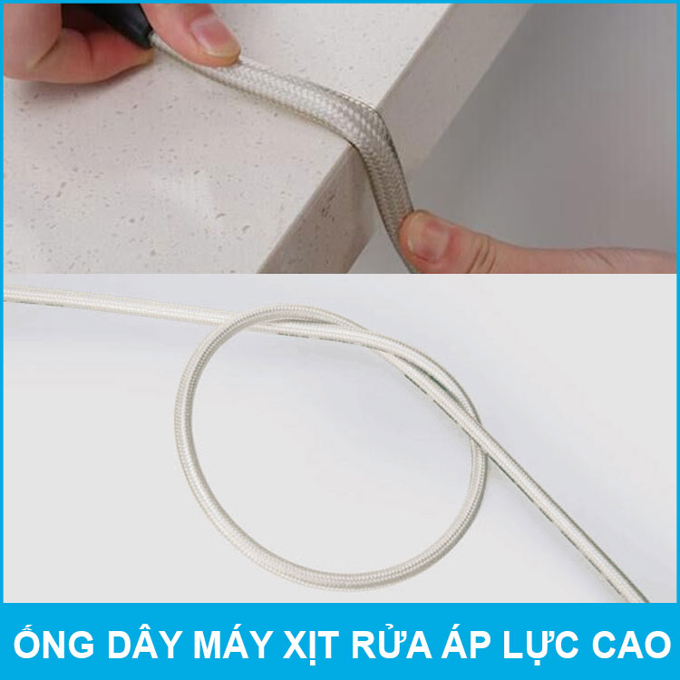 Dây rửa xe cao áp cho máy xịt rửa áp lực cao ren trong 22mm dài 15 mét