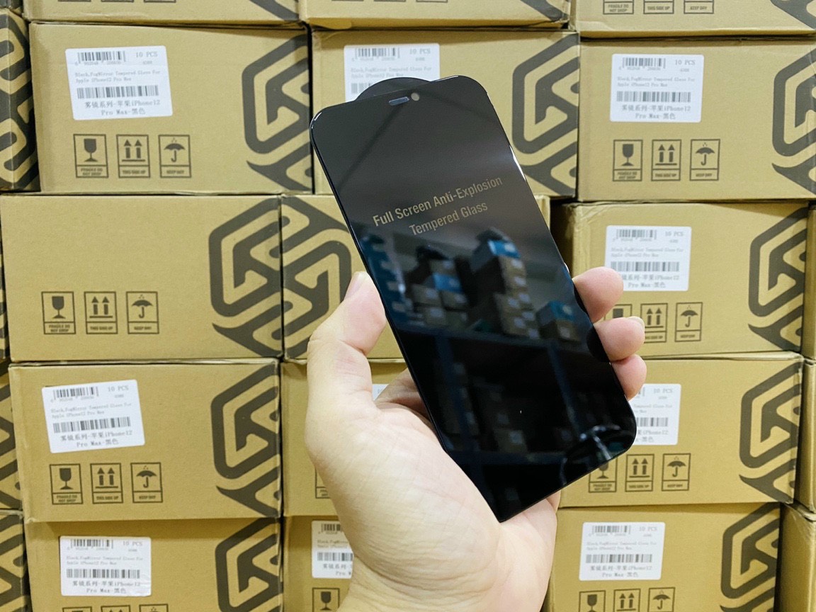 Kính cường lực chống nhìn trộm Nillkin Amazing Guardian dùng cho máy Iphone 12/12 Pro - 12 Pro Max - Hàng chính Hãng.