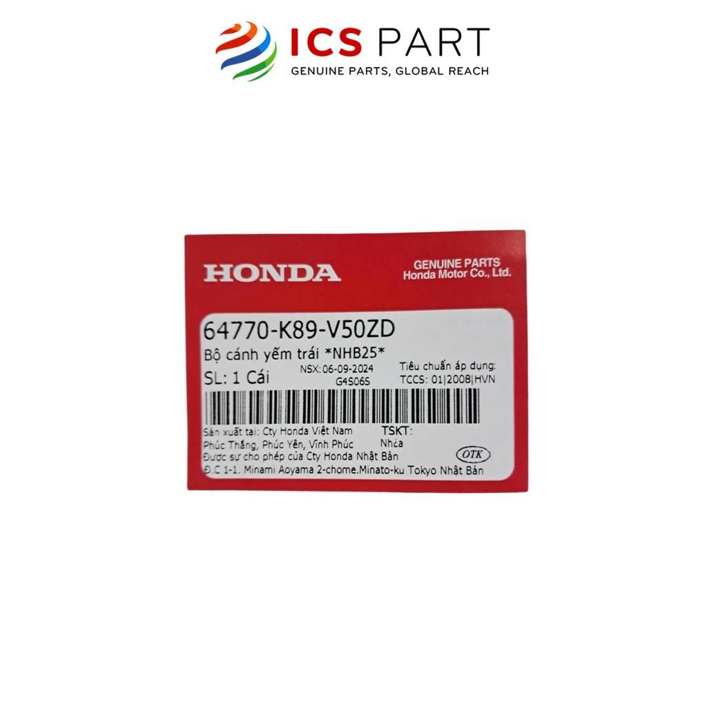Cánh Yếm Ngoài Trái HONDA Wave 110 2020 Đen Type2 Nhb25 (Có Tem) (64770K89V50ZD)