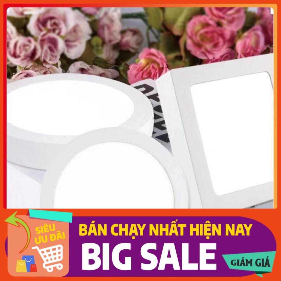 ĐÈN ỐP TRẦN NỔI, ĐÈN PANEL CHIẾU SÁNG 6W -24W TRÒN VUÔNG Trắng Vàng
