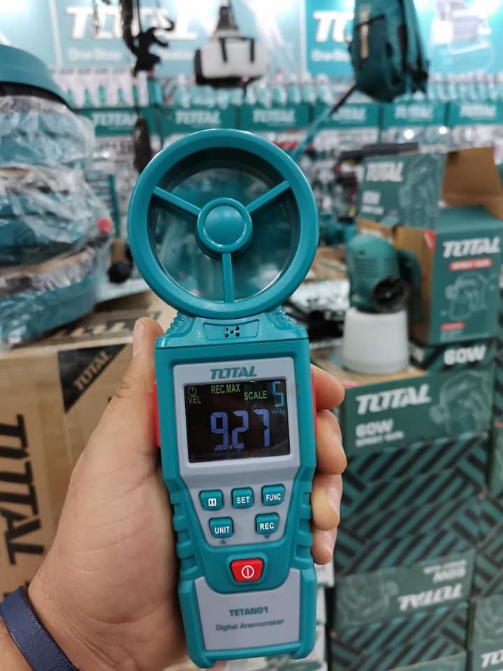 MÁY ĐO TỐC ĐỘ GIÓ KỸ THUẬT SỐ TOTAL TETAN01 - HÀNG CHÍNH HÃNG