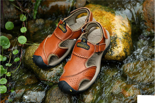 Sandal bịt mũi da nam Sn02 - 44